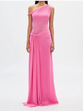 Misha THE 'SISAL' MESH DRESS Orchid Pink M